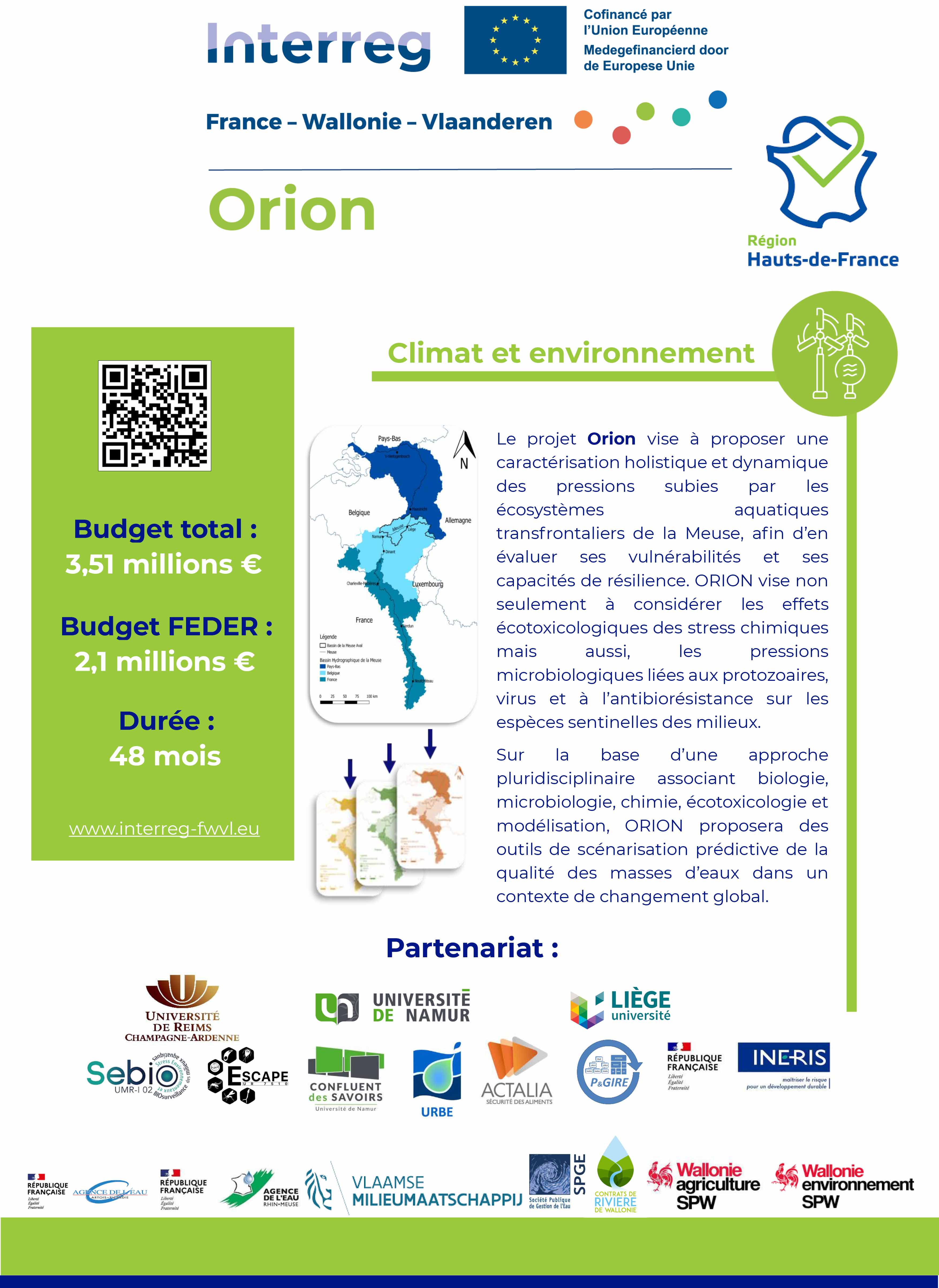 Launch of the ORION project: a new approach for the management of the transboundary aquatic ecosystems of the Meuse