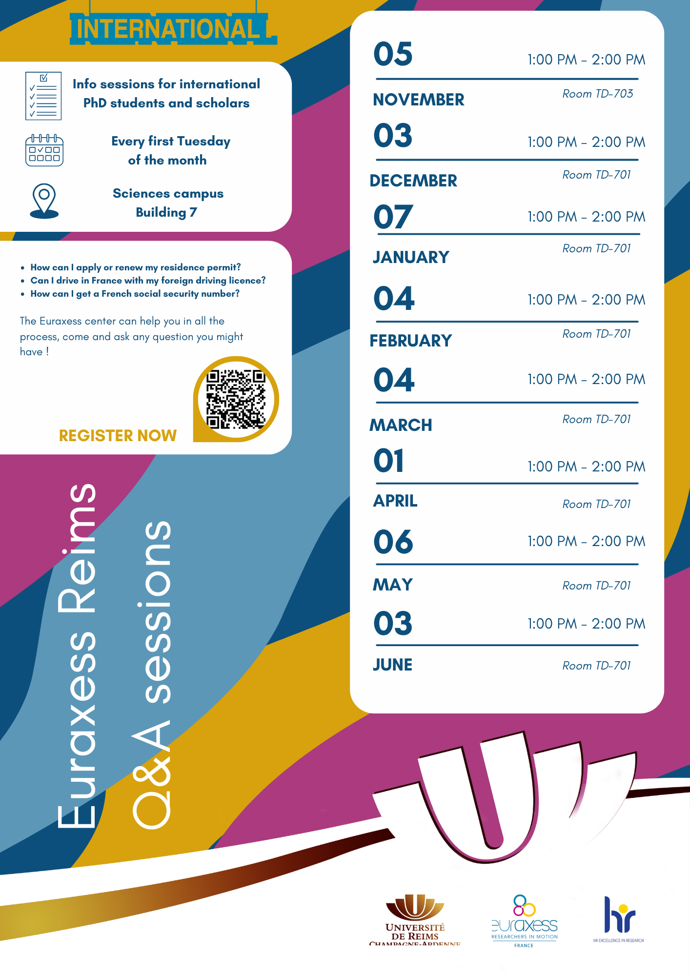 Euraxess Reims Q&A Sessions